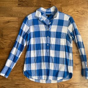 J. Crew Bold Checkered Button Up